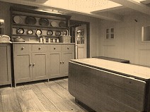 Kitchen room under deck